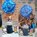 Vídeo de criança comemorando aniversário com bolo e doces de areia comove internet