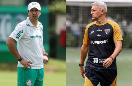 Abel Ferreira e Crespo se reencontram em duelo entre Palmeiras e São Paulo