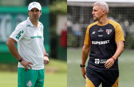 Abel Ferreira e Crespo se reencontram em duelo entre Palmeiras e São Paulo