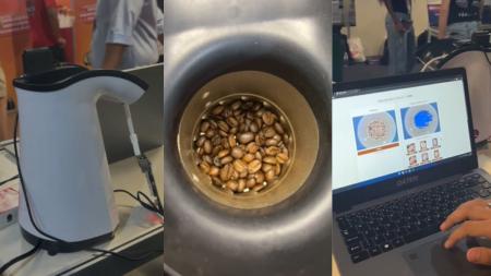 Alunos de MG desenvolvem torrador de café com IA para otimizar qualidade do grão