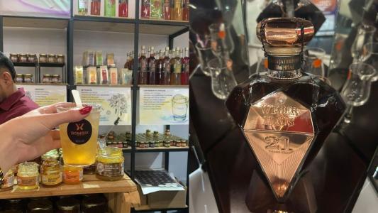 Cachaça de R$ 15 mil com diamante e drinks com chá atraem público na Expocachaça