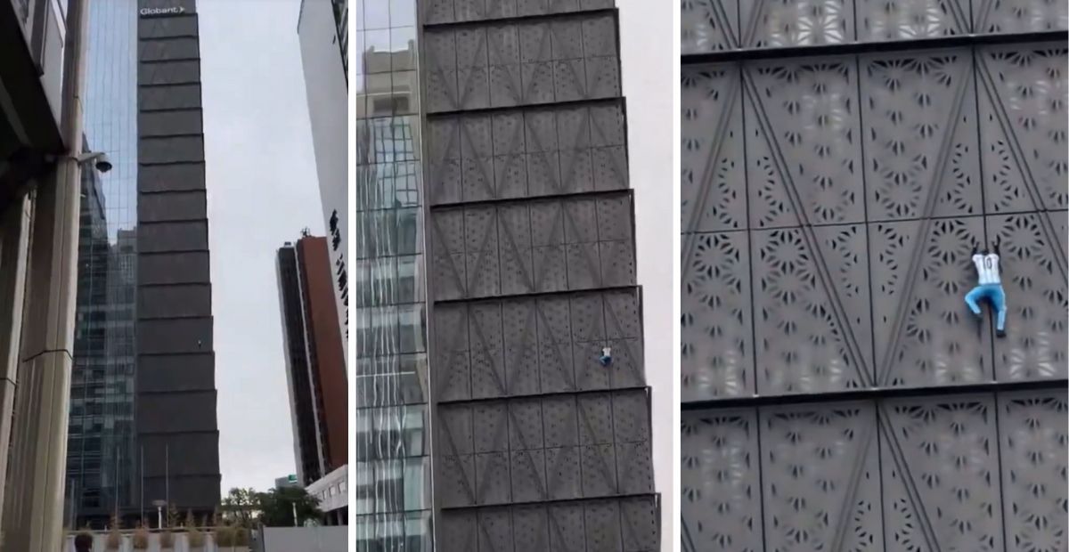 'Homem-aranha': influencer tenta escalar prédio de 30 andares sem proteção na Argentina