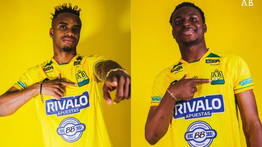 Faber e Félix Charrupí, novos reforços do Bucaramanga, adversário do Atlético na Sul-Americana