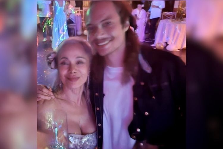 Tânia Alves assume romance com músico 49 anos mais jovem
