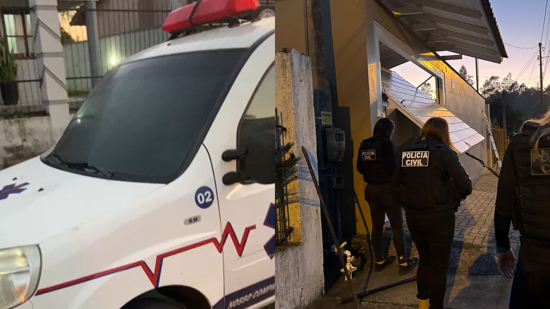 Envolvidos em chacina no RS teriam usado ambulância falsa para transportar armas