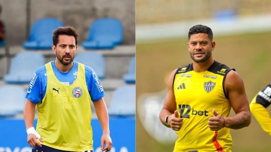 Bahia e Atlético se enfrentam neste sábado (12), às 21h (horário de Brasília), na Arena Fonte Nova