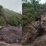 Chuva: encosta cede e interdita rua na região Oeste de Belo Horizonte 