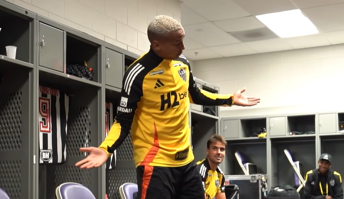 Atlético: Wesley Safadão brinca e reage a Deyverson antes de jogo contra Cruzeiro