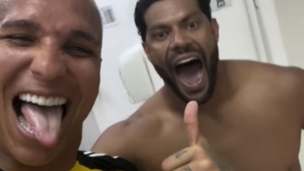 Após ser zoado por Hulk, Deyverson 'dá o troco' depois de treino no Atlético