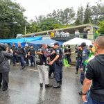 Guarda Municipal e BHTrans desmontam acampamento em frente ao quartel na Raja Gabaglia 