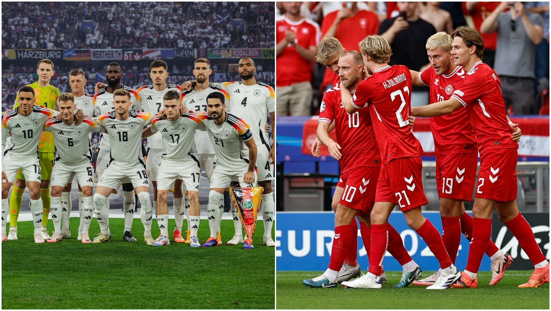 Alemanha x Dinamarca: horário e onde assistir ao vivo pela Eurocopa