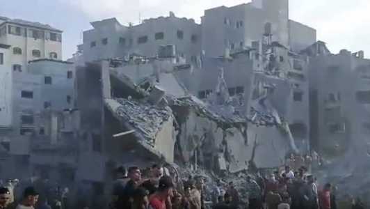 Acampamento de Jabalia é o maior dos oito campos de refugiados da Faixa de Gaza