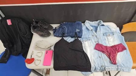 Os policiais apreenderam o celular, duas chaves e as roupas da vítima
