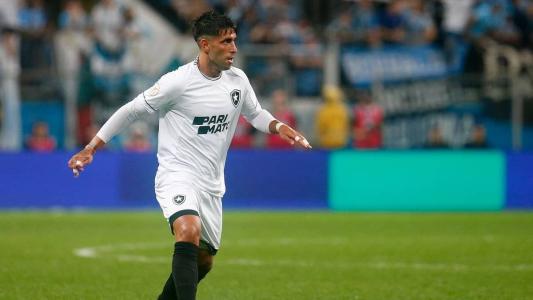 Di Plácido em ação pelo Botafogo: argentino tem cinco assistências em 2023