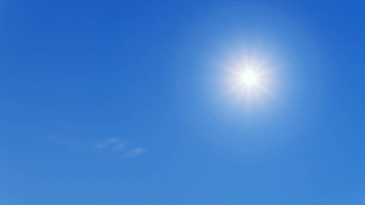 Dia será de céu claro na capital com temperatura elevada