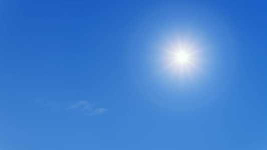 Dia será de céu claro na capital com temperatura elevada