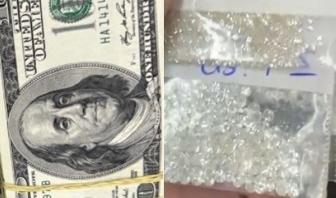 Vídeos mostram diamantes e dólares apreendidos com passageiro em Betim; veja