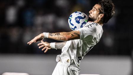 Lautaro Díaz em Santos 1 x 1 Grêmio, pelo Campeonato Brasileiro de 2025