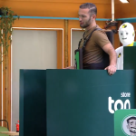 Tadeu Schmidt manda recado para Diego na Prova do Anjo: 'percebi na festa'