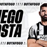Botafogo anuncia contratação do atacante Diego Costa, ex-Atlético