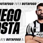 Botafogo anuncia contratação do atacante Diego Costa, ex-Atlético
