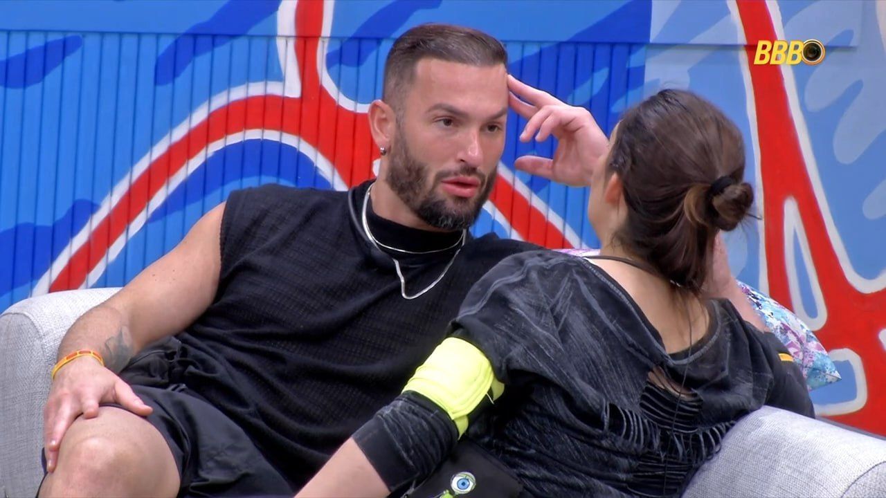 Diego Hypolito e Daniele discutem no BBB 25: 'para de pegar coisa de fora'
