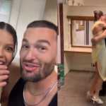 Vitória Strada e Diego Hypolito armam algazarra nos estúdios Globo após BBB 25