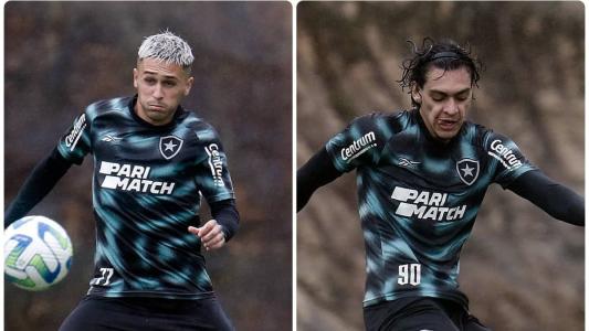 Diego Hernández e Matheus Nascimento não estão entre as primeiras opções do Botafogo