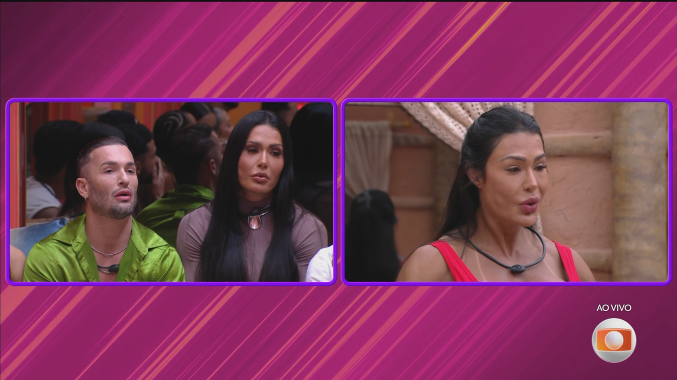 BBB 25: Diego descobre mentira de Gracyanne no Sincerão e fica incrédulo