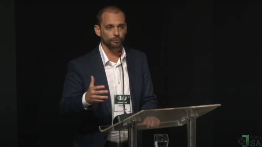 Diego Mello, gerente de Estratégia e Projetos do Botafogo, no Fórum SAF 2023