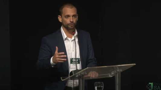 Diego Mello, gerente de Estratégia e Projetos do Botafogo, no Fórum SAF 2023