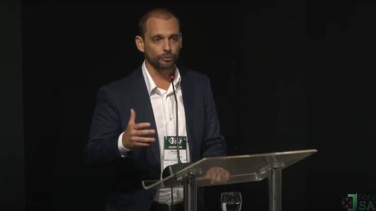 Diego Mello, gerente de Estratégia e Projetos do Botafogo, no Fórum SAF 2023