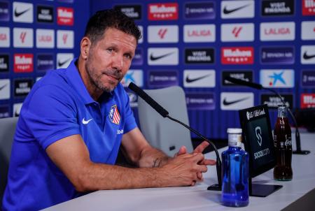 Diego Simeone trabalhou com Filipe Luís, atual treinador do Flamengo, no Atlético de Madrid por oito temporadas