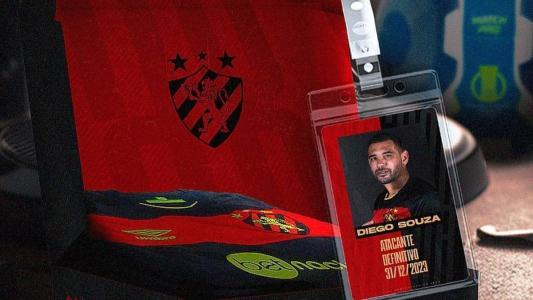 Diego Souza está regularizado para estrear pelo Sport