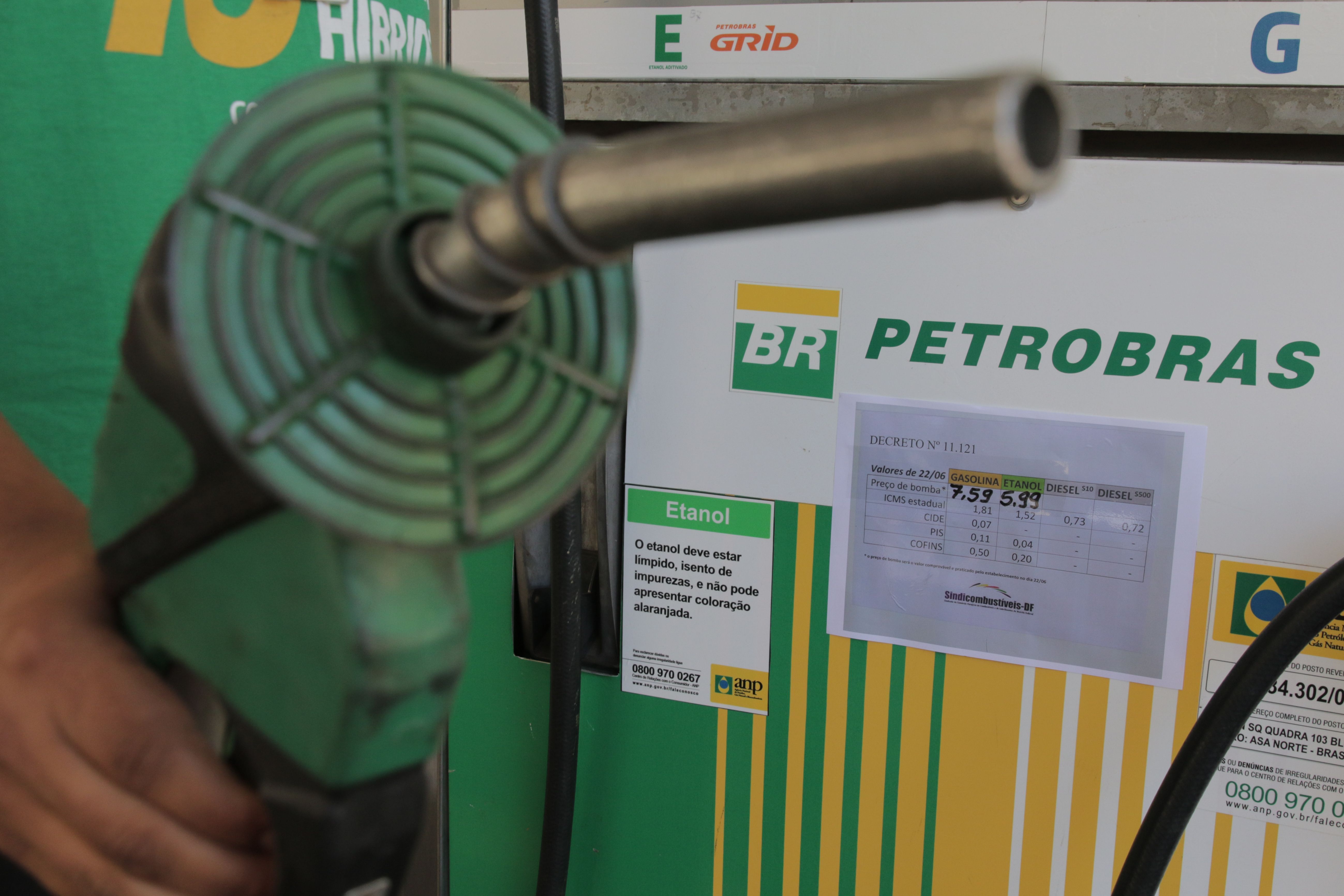 Petrobras mexe no preço da gasolina