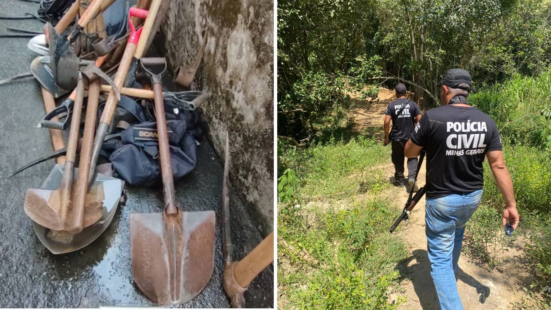 Polícia desmantela garimpo ilegal com sistema de túneis em Arcos, MG