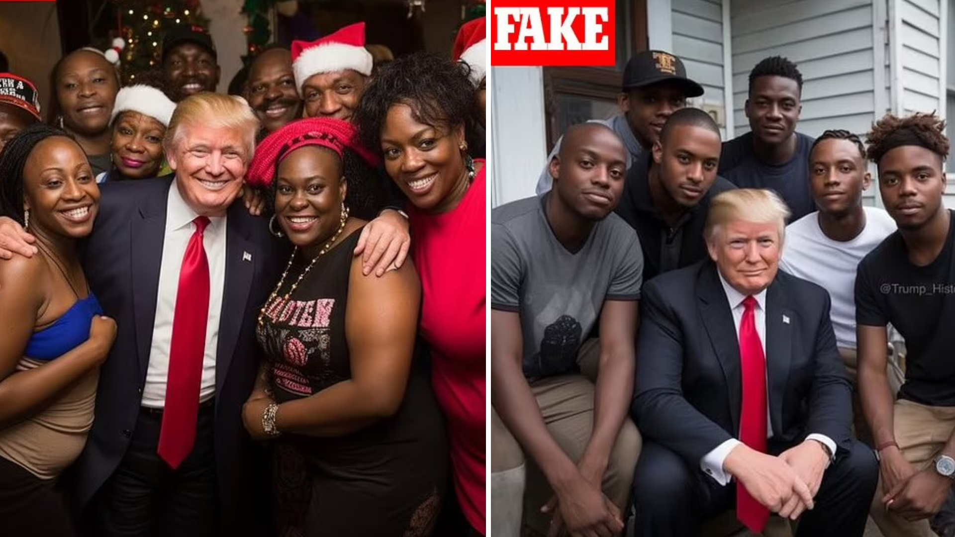 Apoiadores de Trump usam imagens falsas de IA para atrair eleitorado negro nos EUA