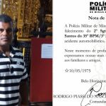 PM lamenta morte de sargento morto atropelado a caminho do trabalho