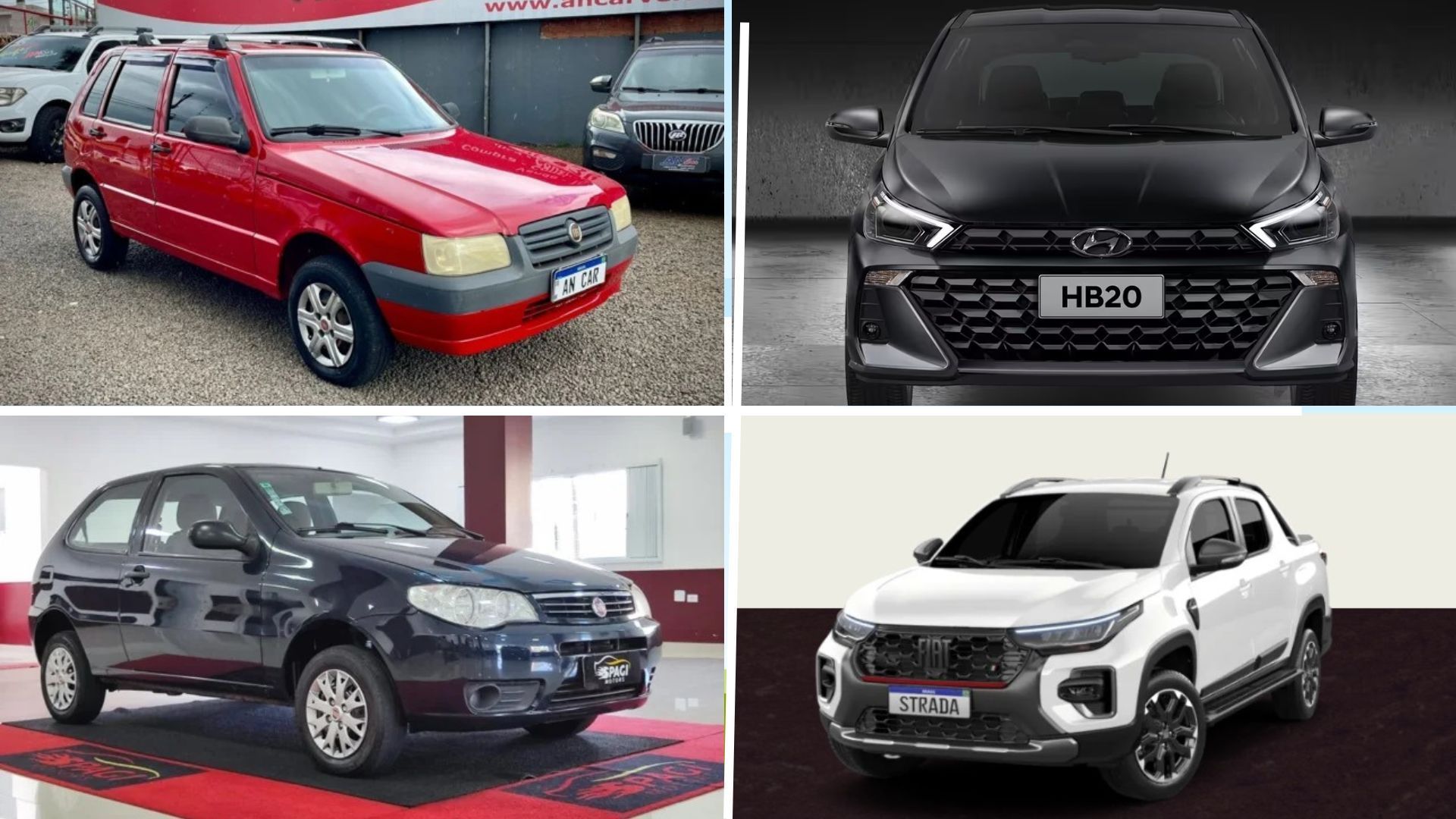 Uno é o carro usado mais comprado em Minas; veja o top 10