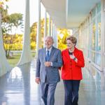 Dilma retorna ao Palácio da Alvorada, após 8 anos, para acompanhar a Olimpíada com Lula