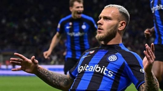 Dimarco marcou o gol da vitória da Inter sobre a Juventus