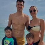 Atacante do Cruzeiro, Dinenno curte férias em Miami com a família