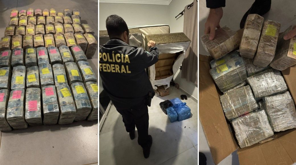 PF apreende caixas lotadas de dinheiro em operação contra o tráfico em MG