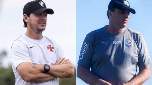 Fernando Diniz e Rogério Ceni se enfrentam em São Januário