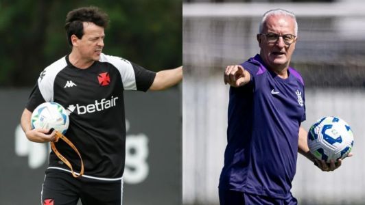 Fernando Diniz e Dorival Júnior se encontram em São Januário pelo Brasileiro