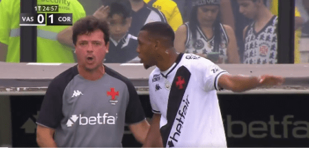Fernando Diniz e Rayan neste domingo (24)