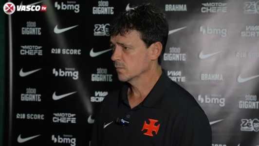 Diniz em coletiva após jogo do Vasco