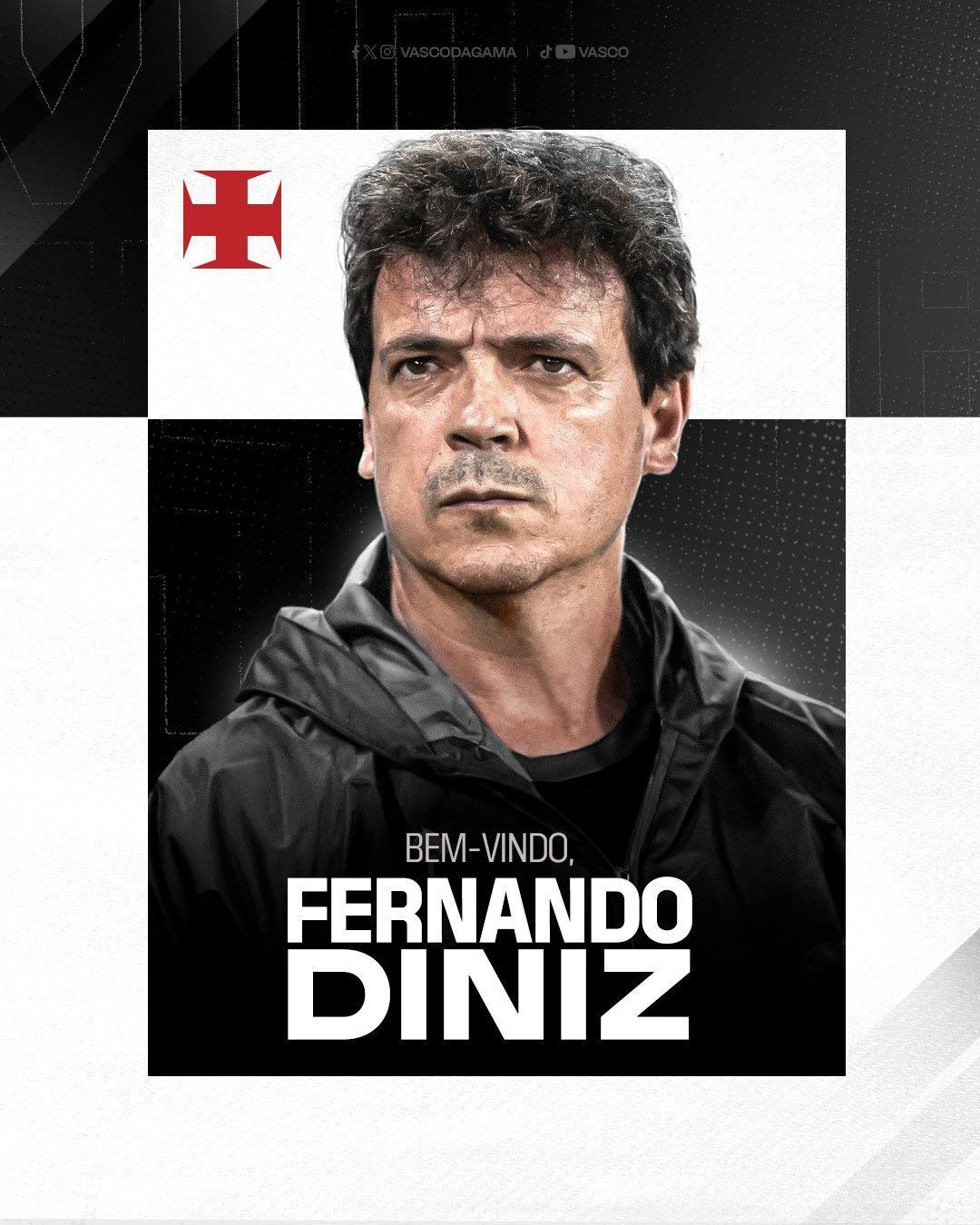 Vasco anuncia a contratação de Fernando Diniz como novo técnico