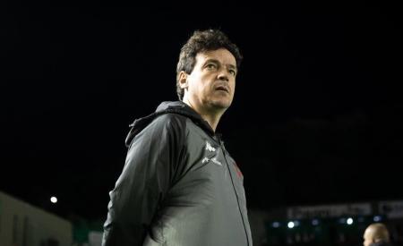 Fernando Diniz em jogo do Vasco no Brasileirão de 2025