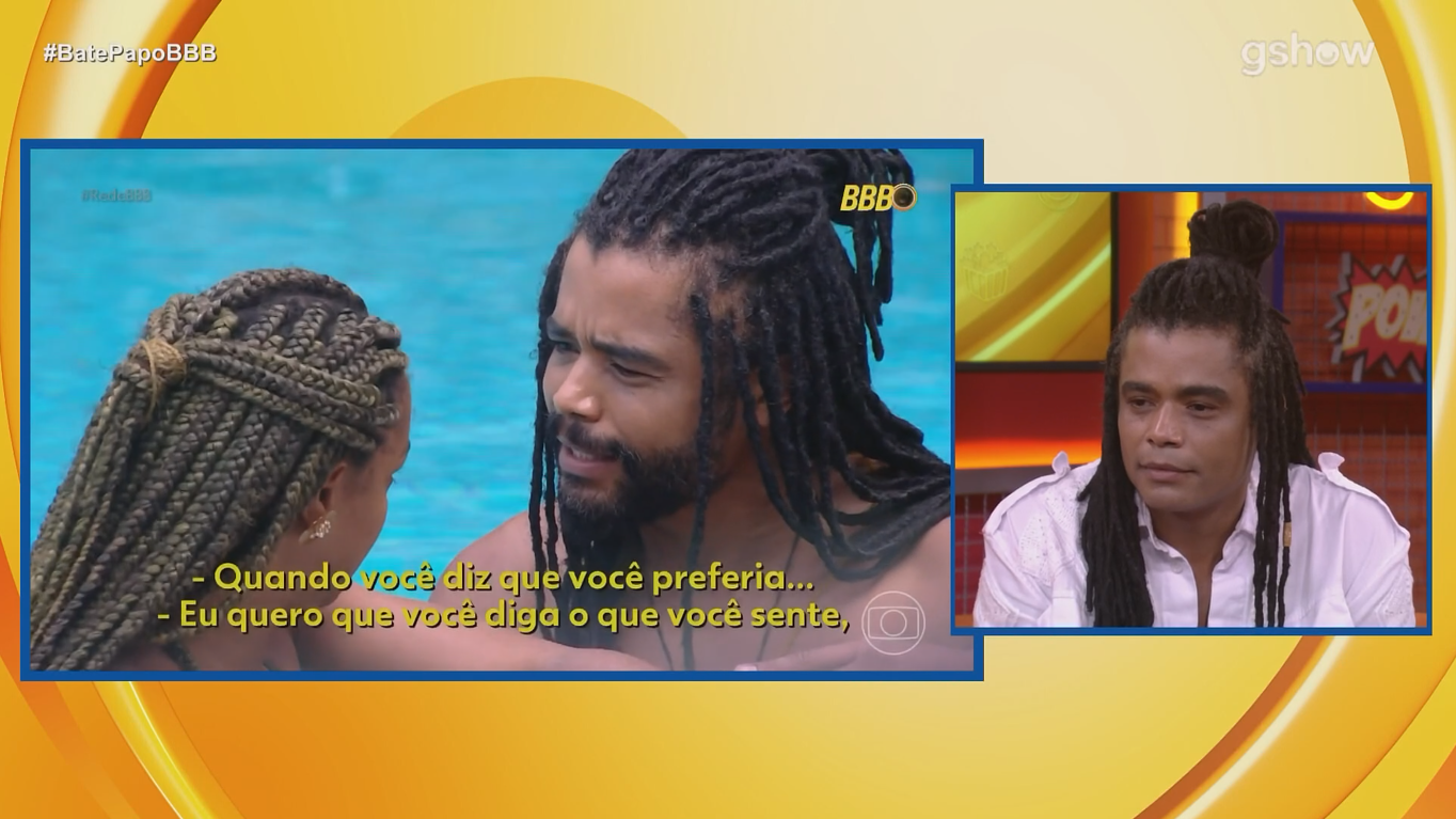 Eliminado do BBB 25, Diogo reage a briga com Aline na piscina: 'errei a mão'